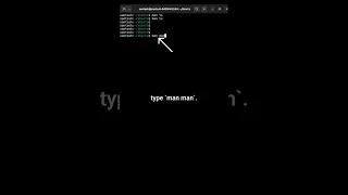 Learn Unix man Command in 60 Seconds Unix Commands for Beginners