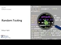 Module 3 Random Testing
