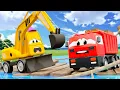 Download Lagu Tsunami | Excavator, Dump Truck, Concrete Mixer For New Bridge Construction | Excavator Construction