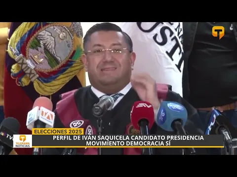 Perfil de Iván Saquicela Candidato Presidencia Movimiento Democracia Sí