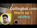 10 Codingbat Warmup 1 posNeg Java coding practice Ui Brains by Naveen Saggam