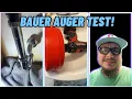 4K Unclog Your Sink FAST Bauer 25Ft Drill Drain Auger Test Review DIY Recession