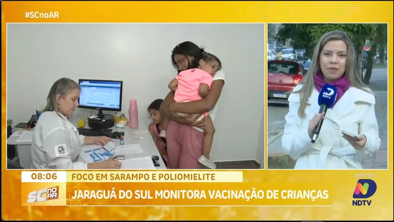 Jaraguá do Sul implementa ação de monitoramento estratégico de vacinação infantil