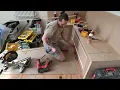 Built-In Storage Bench - Made with MDF