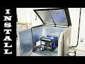 Hooking up a tri-fuel generator to power a house sound dampening stealth enclosure exhaust