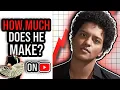 How much does Bruno Mars makes on Youtube