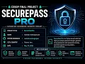 CS50P Final Project SecurePass Pro Password Security Toolkit in Python