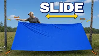 How to Set Up a Tarp So EVERYTHING Is Adjustable