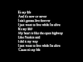 Download Lagu Bon Jovi - Its my life - lyrics