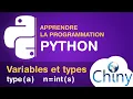 Apprendre Python - Variables types cast et affectation multiple
