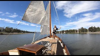 Salt & Tar: Ep.103- First Sail! Torn & Tattered but Propelled by the Wind Nevertheless