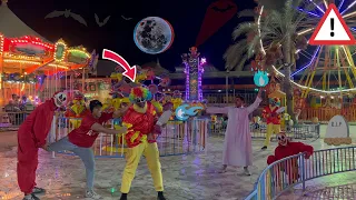 المهرج المجنون الملاهي المسكونة حمودة  المهرج المجنون الملاهي المسكونة حمودة