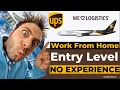 UPS Entry Level Earn Money Online - REMOTE JOB