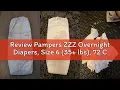 Review Pampers ZZZ Overnight Diapers Size 6 35 lbs 72 Count Nighttime Protection Disposable Ba