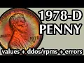1978-D Pennies Worth Money - How Much Is It Worth and Why Errors Varieties and History