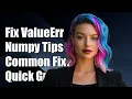 Fixing ValueError in numpy fromstring Common Causes and Solutions