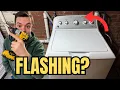 GE Washer Lid Lock Light Blinking Easy Fix