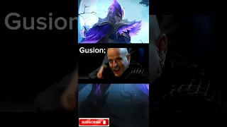 Gusion funny moment #gaming #mlbb#gusiongameplay #funny #shorts #moments #mobilelegend #gusion