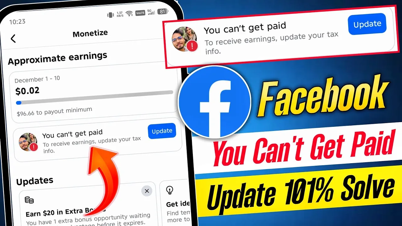 facebook you can't get paid | facebook you can't get paid update | you can't get paid Facebook 2025