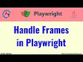 Handle Frames in Playwright Java