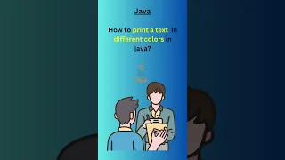 Print your name in different colors Java Programming