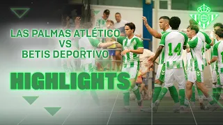 Resumen del partido Las Palmas Atlético - Betis Deportivo (0-1) | CANTERA