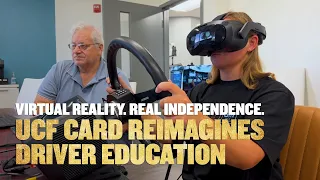 UCF CARD Offers Virtual Reality Driving Lessons to Help Young Adults with Autism