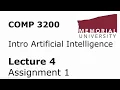 COMP 3200 6980 - Intro to Artificial Intelligence