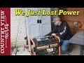 Testing the Generator During a Power Outage
