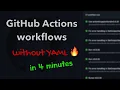 Actionforge - GitHub Actions workflows without YAML in 4 minutes