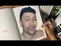 Download Lagu 🎨 Drawing Juan Reza – The Voice Behind Tabola Bale | Hyper Realistic Art Process Step by Step