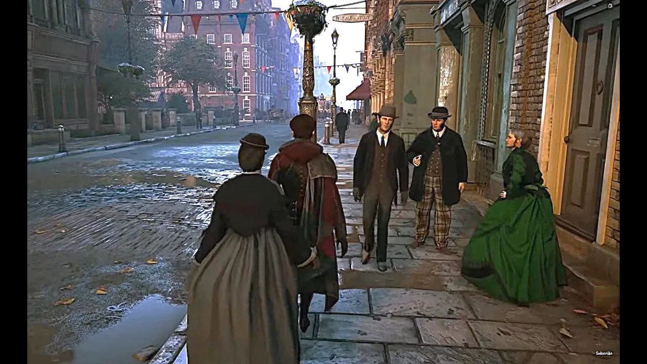 CAMINHE PELA VELHA LONDRES SE DIVERTINDO 😅 ANO 1868, ERA VITORIANA (AC SYNDICATE) PARA DESCONTRAIR