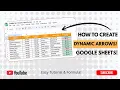 Create Trend Arrows in Google Sheets