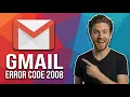 Gmail Error Code 2008 Easy Fix Guide