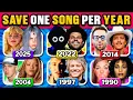 Download Lagu SAVE ONE SONG PER YEAR 🎶 From 2025 To 1990 🏆 Music Quiz