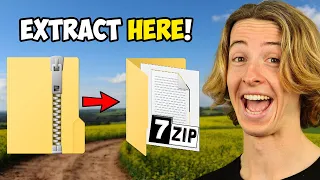 How to EASILY Install 7-Zip Extract Compress ZIP - RAR