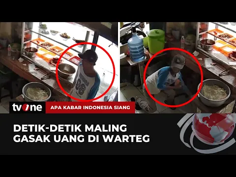 Modus Jadi Pembeli, Pria Gasak Uang Ratusan Ribu Rupiah di Warteg