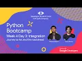 Python Bootcamp Week 4 Day 3 Tarun Kumar Bahawal Baloch DSC DSU