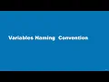 Variable Naming Convention Javascript For Beginners