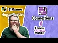 Why d I do that NYT Connections August 16 2026
