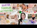 9 BEST Easter Activities for Toddlers Preschoolers Simple Indoor At Home FREE PRINTABLE