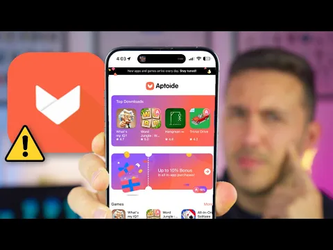 Download MP3 Descargué Aptoide para iPhone ¿La MEJOR tienda alternativa a la AppStore? ⚠️