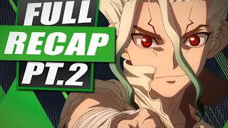 dr stone season 1 part 2 full recap 