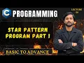 C Star Pattern Printing Star Pattern Part 1 In Hindi