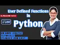 Creating User Defined Functions in Python Python for Beginners