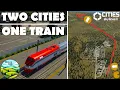 Download Lagu FIRST TRAIN connects TWO CITIES on ONE MAP  | CITIES SKYLINES 2 | #08