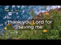 🌟 Thank You, Lord – A Heartfelt Original Christian Song of Gratitude & Praise 🙏✨Official Lyric Video