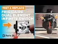How to Test and Replace a Dual Burner Element Infinite Switch on a Frigidaire Range Parts Dr