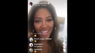 kenya moore On The Instagram Extreme For Live Chats