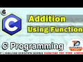how to add two numbers using function TSRS c language